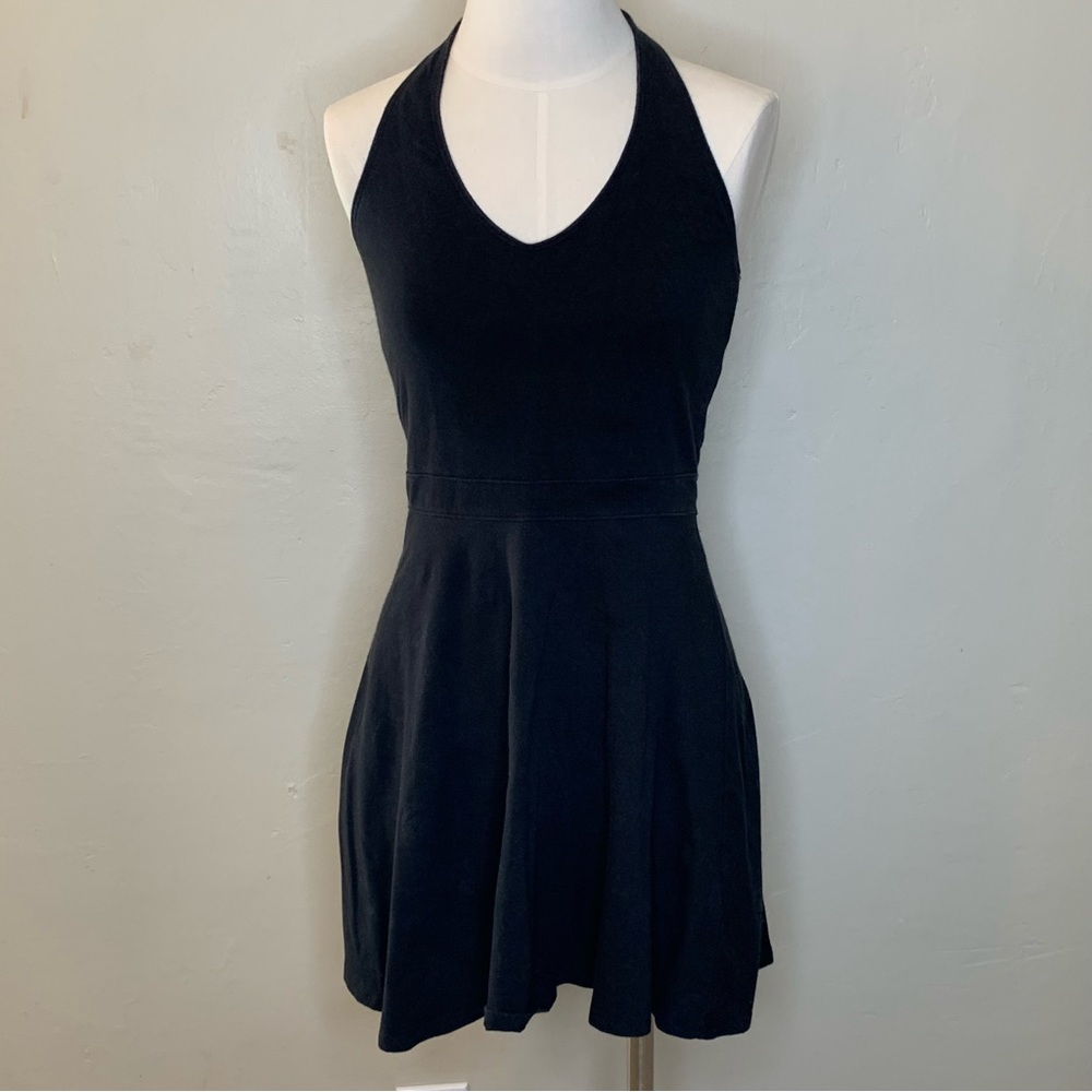 Abercrombie & Fitch Simple Black Halter Dress